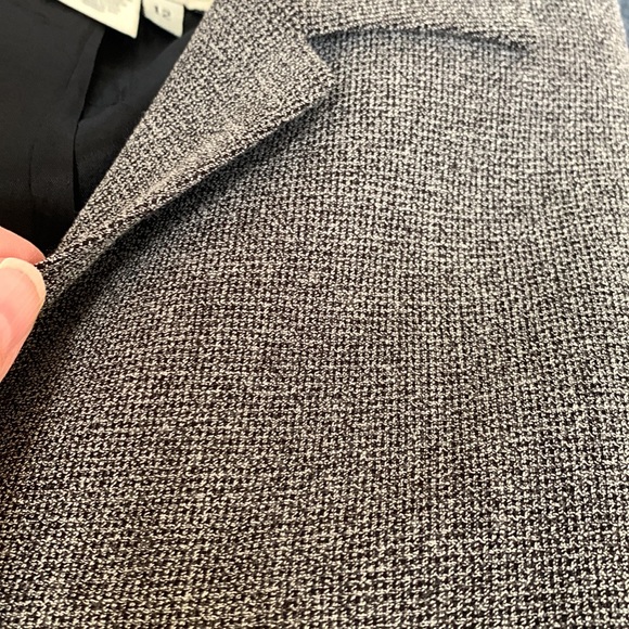 DAVID BROOKS | Lightweight Blazer/Jacket in Black and Tan | Sz 12 - Picture 3 of 7